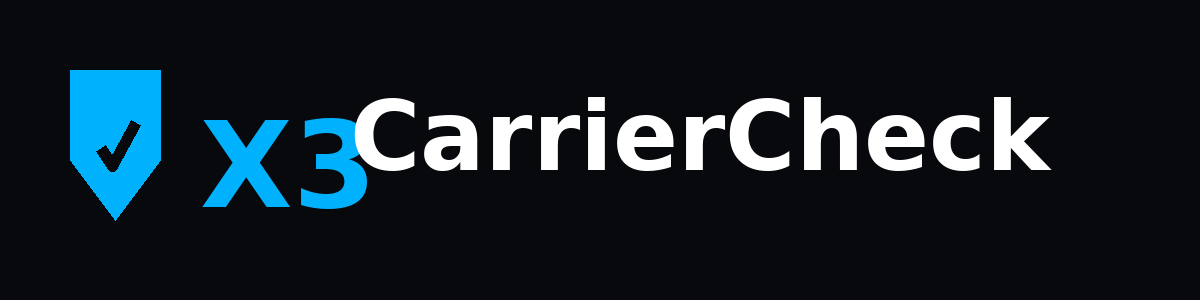 X3 CarrierCheck